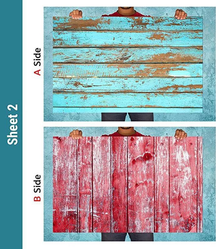 SAHASRA backdrop sheets unrule 89x56cm 350 gsm Canvas Paper  (Set of 2, Multicolor)