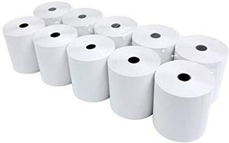 youtech Billing Machine Standard quality paper roll 57MM X 20 meter(PACK of 10.Roll) Thermal Cash Register Paper  (57 mm x 20 meter)