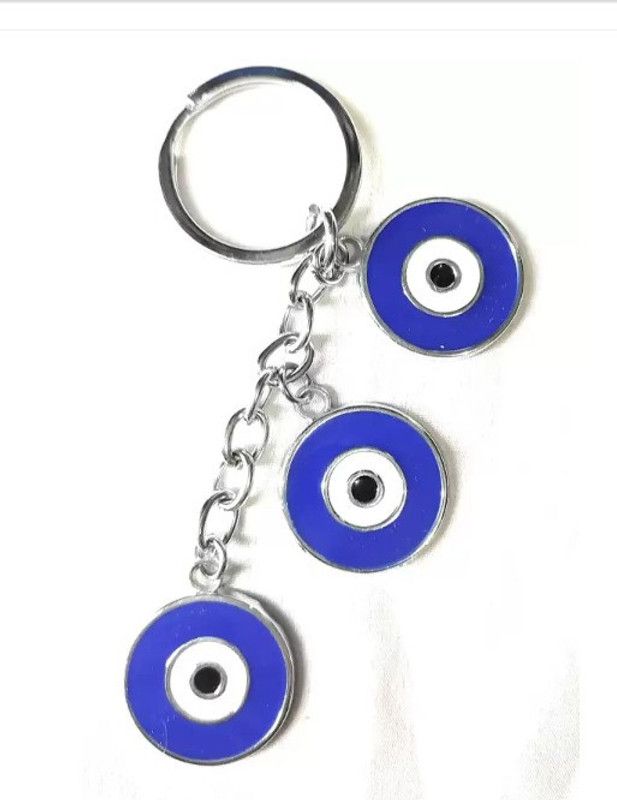 JELECTRICALS Premium Metal EVIL Eye Key Chain