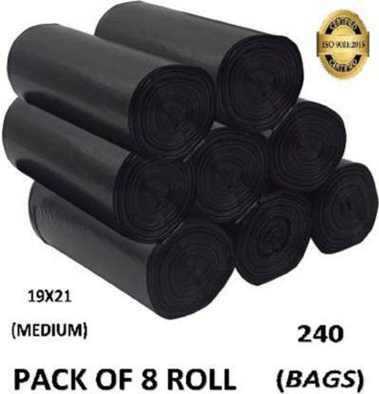 ShopeeBee DUSTBIN BAG ROLL SIZE -19*21[240 BAGS] Medium 13L L Garbage Bag (240Bag ) Medium 13 L Garbage Bag  (240Bag )
