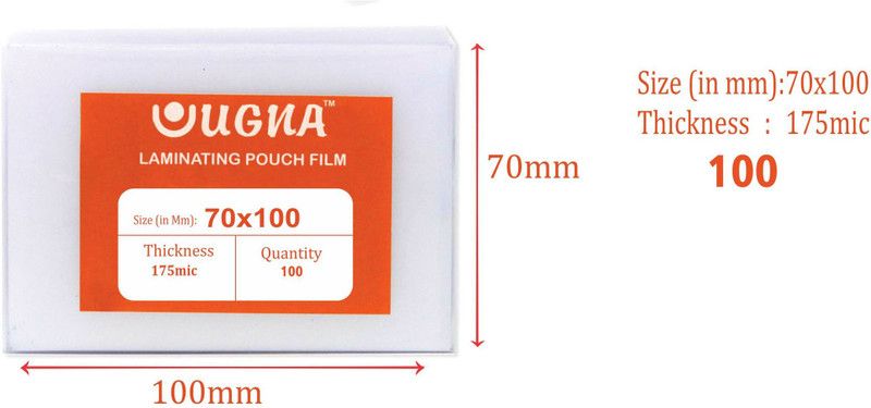 UGNA Business Card Laminating Sheet  (175 mil Pack of 100)