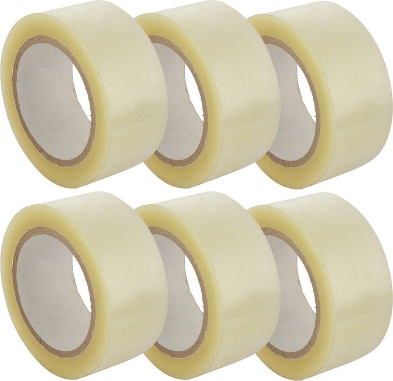 FineArts Single Sided Manual cello tape (Manual)  (Set of 6, Transparent)
