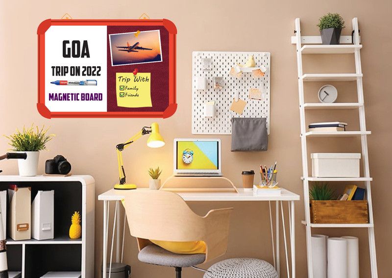 Sunway Display System MAGNETIC board 3*2 feet, ORANGE Aluminium (APOLLO ) Board CORK Bulletin Board  (APOLLO)