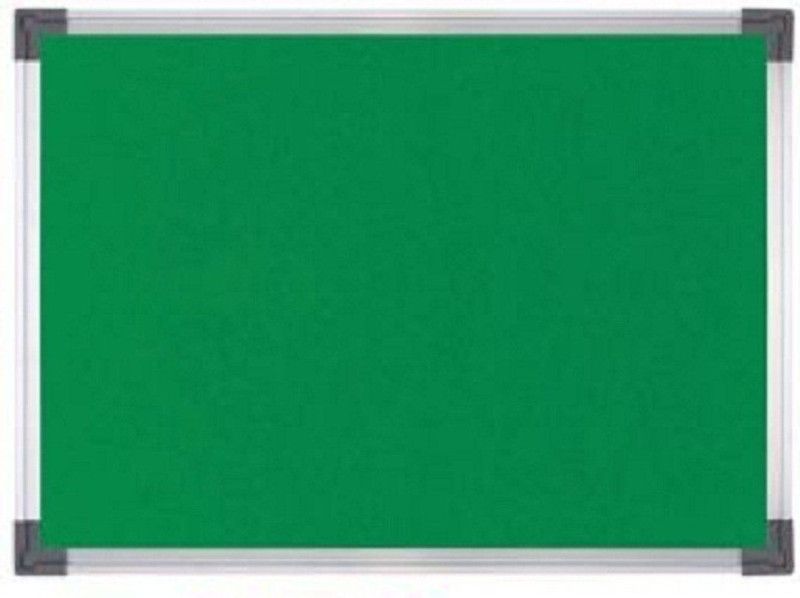 Monika Notice board or Pin up board Green Small 1' foot x 1.5' foot Soft Board Bulletin Board  (Green)