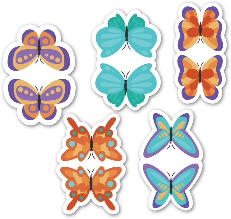 woopme Butterfly Pattern BM-185 Magentic Bookmark  (Bookmarks, Multicolur)