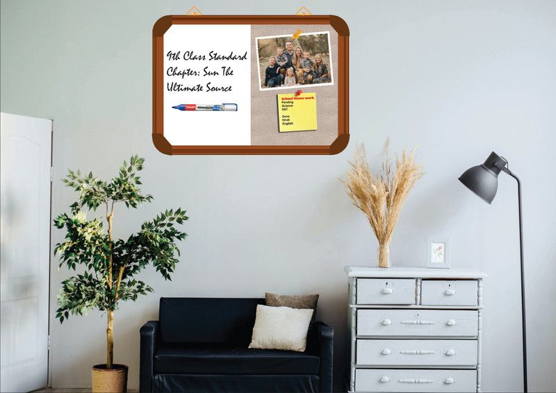 Sunway Display System NON MAGNETIC board 2*2 feet, BROWN Aluminium(CLOUDS)Board CORK Bulletin Board  (CLOUDS)