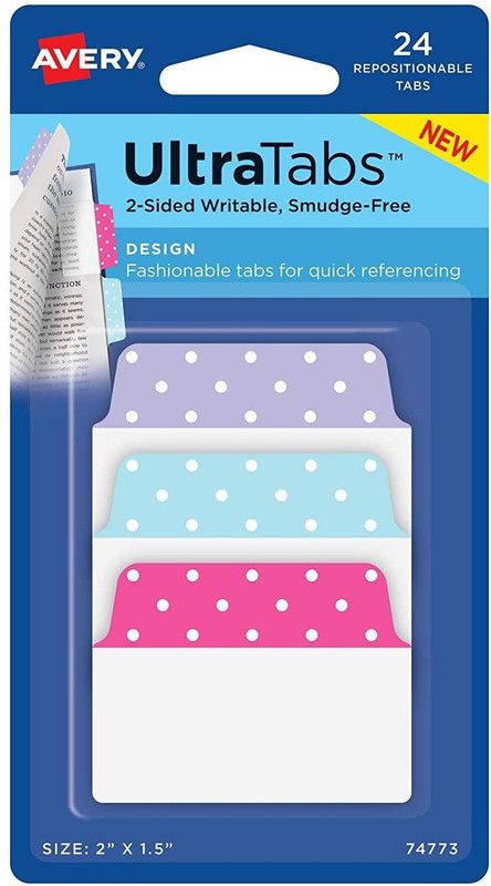 avery Colors 24 Sheets Regular, 3 Colors  (Blue, Pink, Purple)