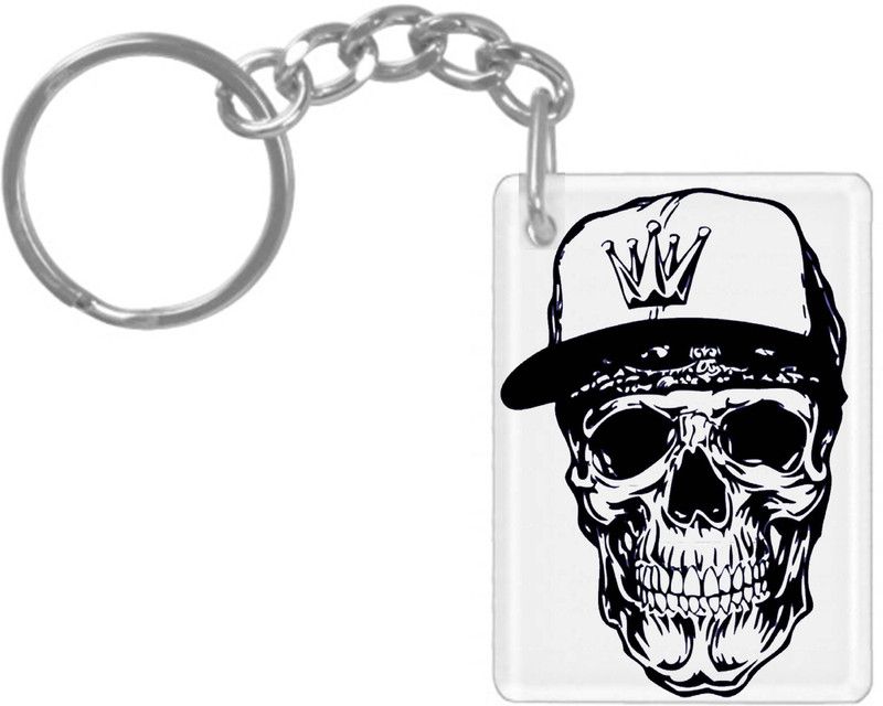 hamsa print world K584 Key Chain
