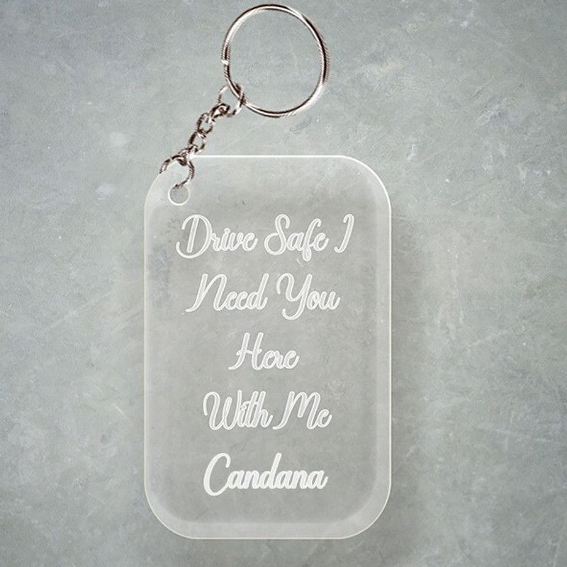 SY Gifts D2 Drive Safe Keychain With Candana Name Key Chain