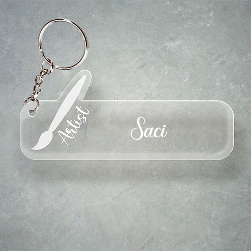 SY Gifts D2 Artist Keychain With Saci Name Key Chain