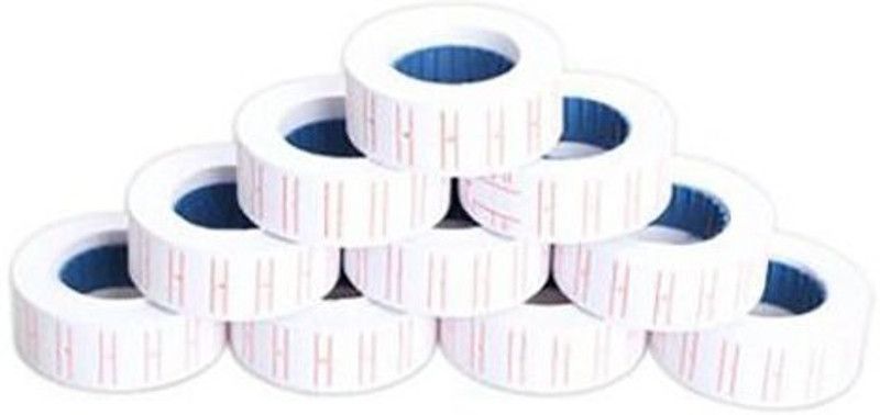 divinezon Parmanent adhesive Paper Label  (White)