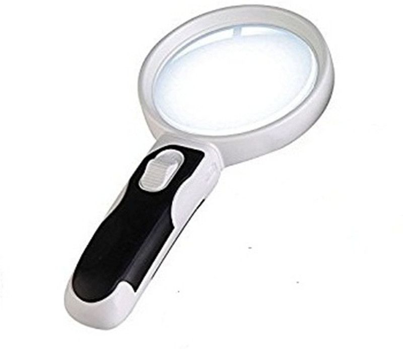 Skywalk 5X 2 LED DETACHABLE TYPE MAGNIFIER 5X MAGNIFIER  (Multicolor)