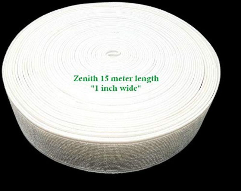 ZENITH Elastic Thread and Cord White Elastic  (15 m)