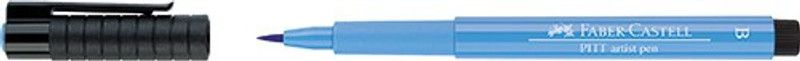 FABER-CASTELL Pitt Artist Pen Color Sky Blue – Pack  (Set of 10, Sky Blue)