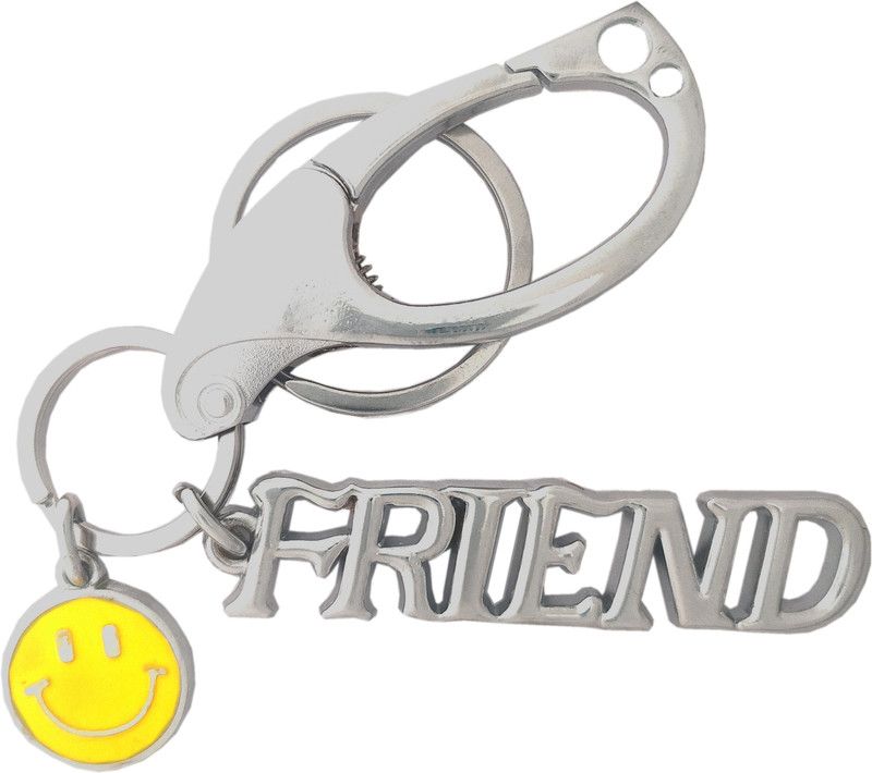 MGP FASHION Friend Smiley Locking Hook Car Bike Scooty Men Women Girl Boy Gift Party Velentineday Keyring Key Chain