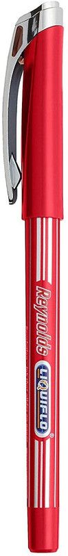 Reynolds Liquiflo Ball Pen  (Pack of 10, Red)