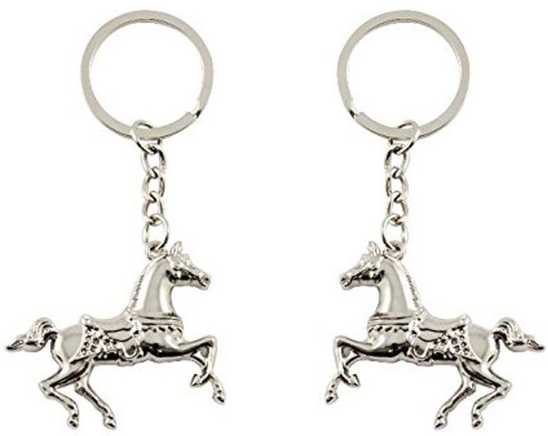 ShopTop Combo Set of Horse High Quality Metal Key Chain Key Chain