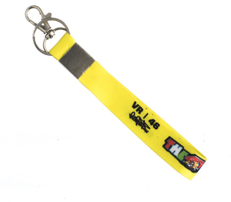 AVI Dr 46 Yellow Strip Keychain For Fans Design Key Chain