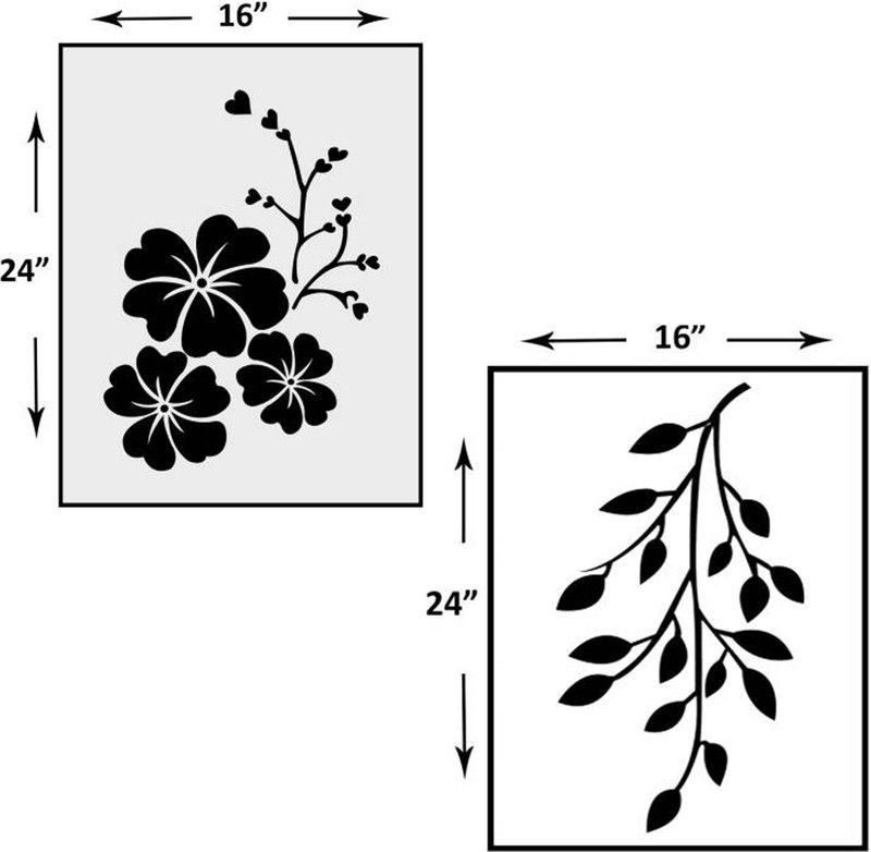HndB 40130_40266 Quilting Stencil  (Pack of 2)
