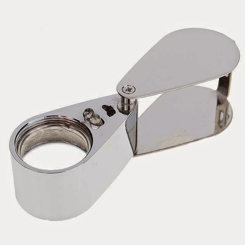Pia International 2led 30X Magnifying Glass  (Silver)