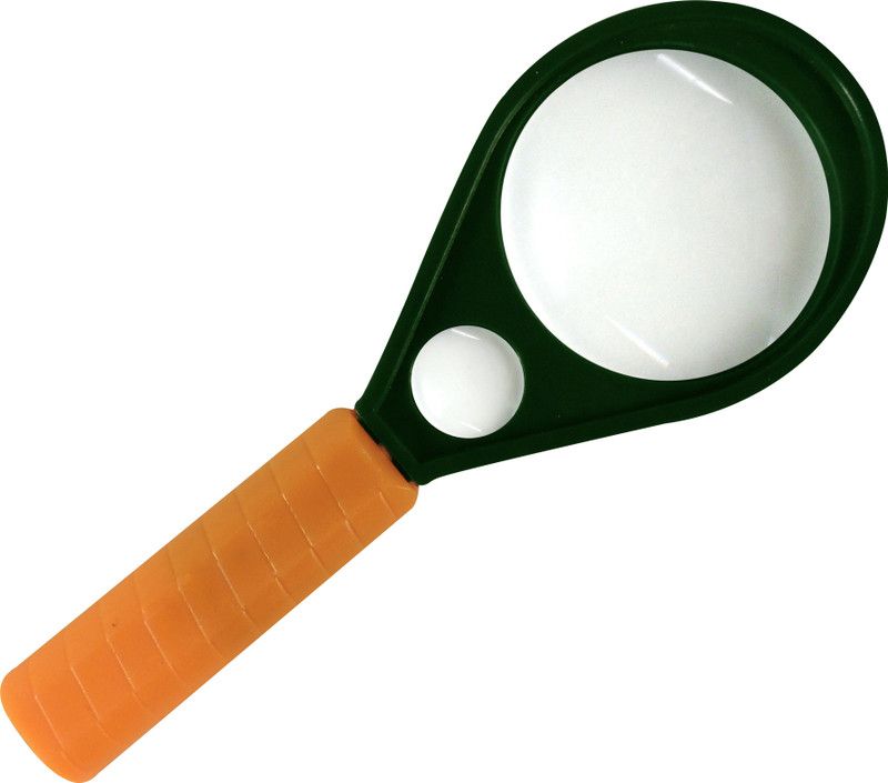 Redhill 2 in 1 5X::10X Magnifying Glass  (Orange, Green)
