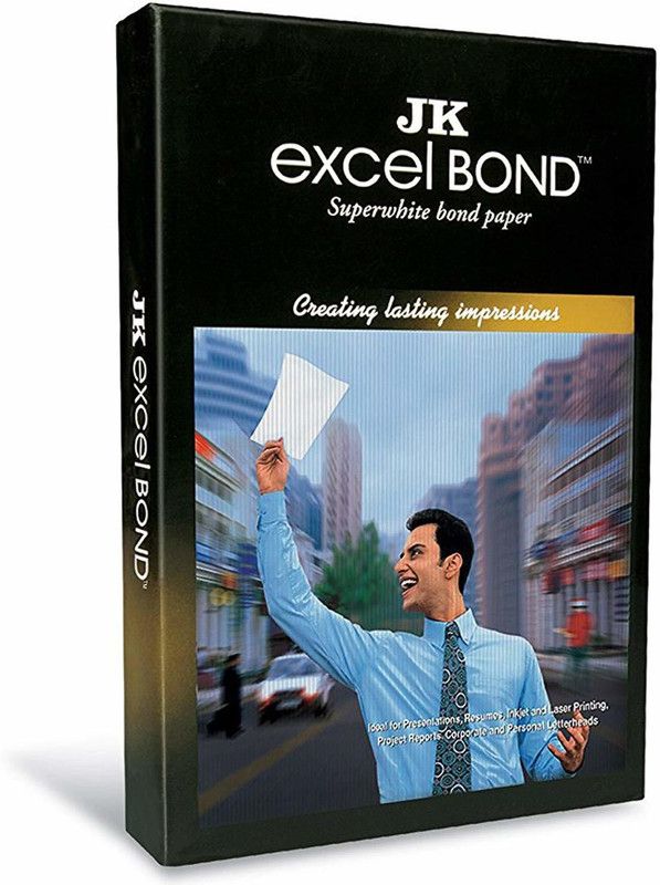 JK Excel JK Excel unruled 1 Ream 90 gsm A4 paper  (Set of 1, White)
