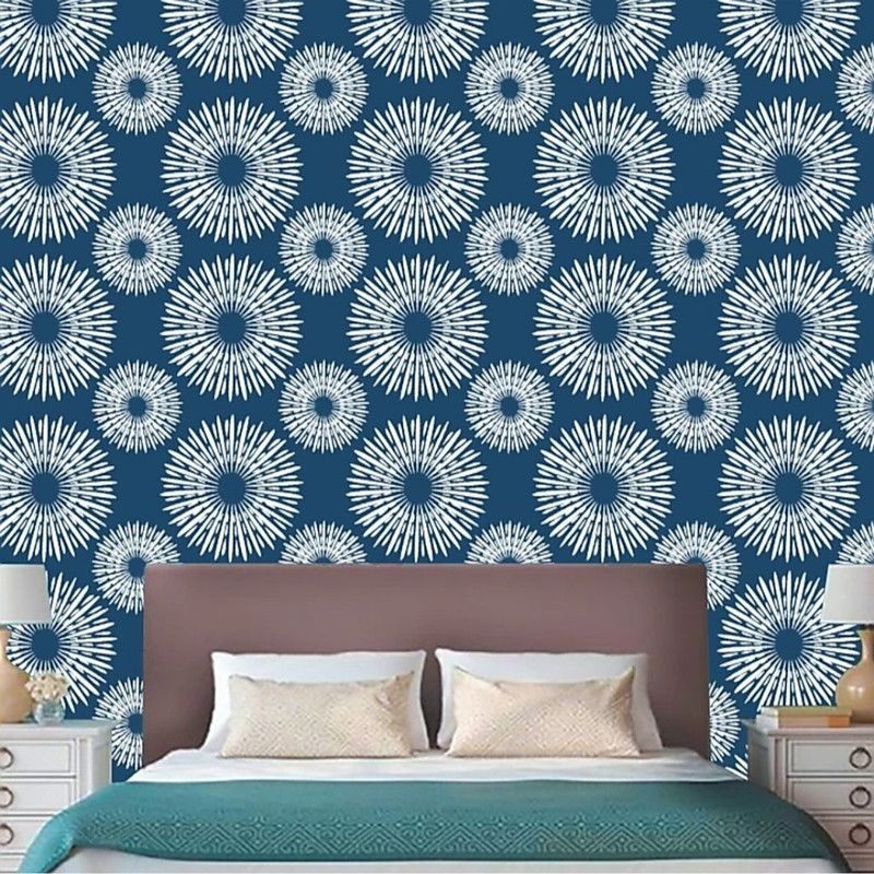 Nnk Decor AD5881 Wall Stencil Stencil  (Pack of 1, Designer)