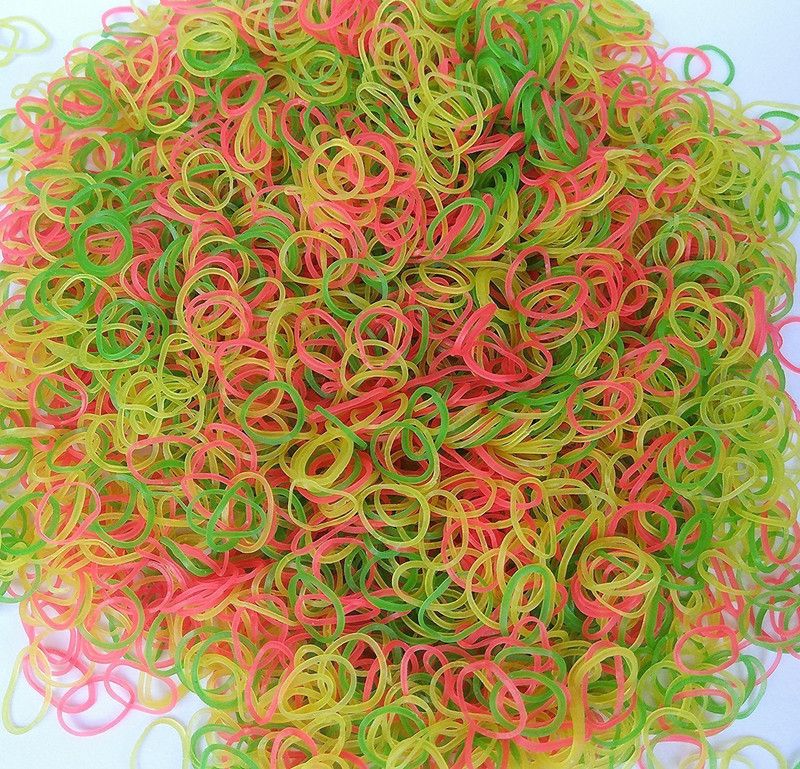 RuBands Rubber Bands - RuBands Basic - 1 inch Size - 50 grams - Multi Color Rubber Bands Rubber Band  (Pack of 1)