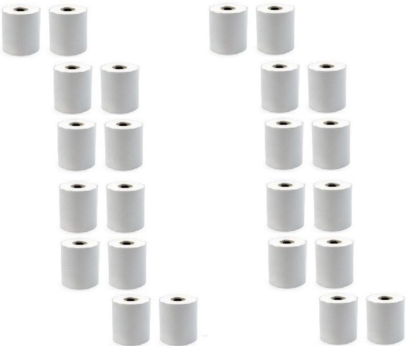 youtech Swipe Machine paper roll Size 57MM X 20 meter (PACK of 20.Roll) Thermal Cash Register Paper  (57 mm x 20 meter)