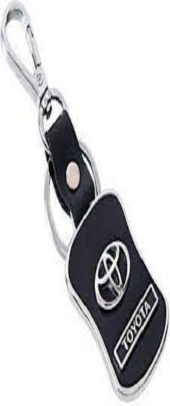 kitton Key Chain Key Ring Compatible with Toyota Scooter & Bikes- Black Key Chain
