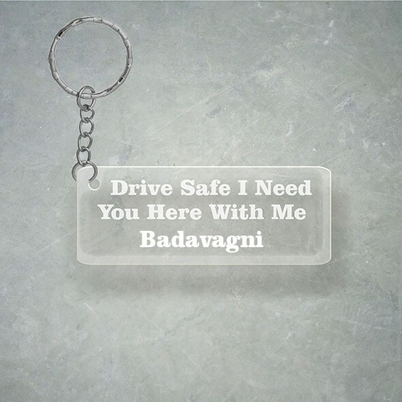 SY Gifts Drive SafeDesign With Badavagni Name Key Chain