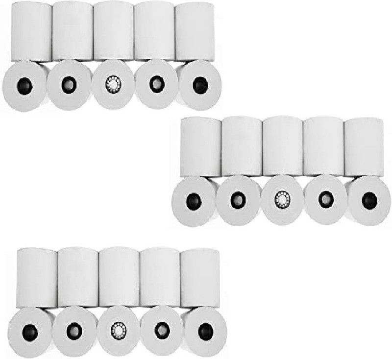 youtech Billing Machine paper roll Size 55MM X 20 meter (PACK of 30.Roll) Thermal Cash Register Paper  (55 mm x 20 meter)