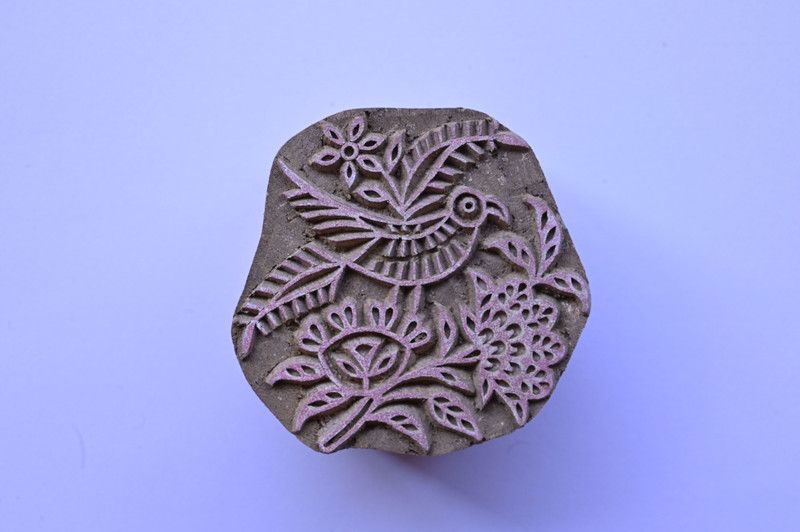 Multani Blocks Indian Wooden Block Printing Stamp009 Printing Blocks  (Pack of 1)