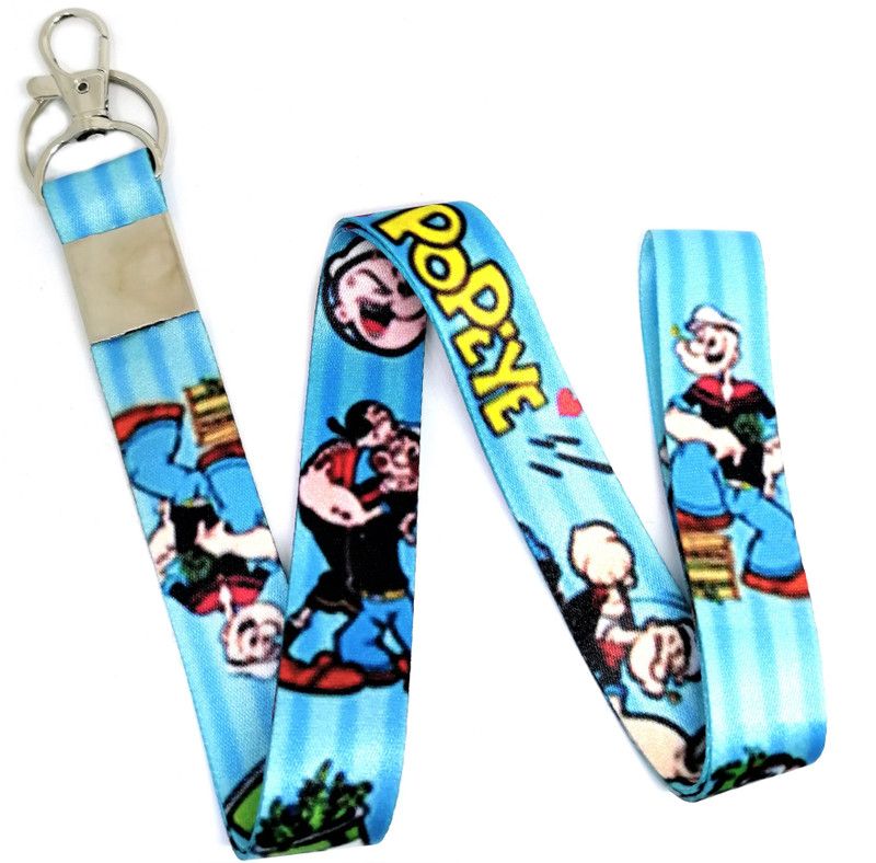 Blue Aura Popeye Bike keychain Car Keychain (BLUE) Lanyard  (multicolour)