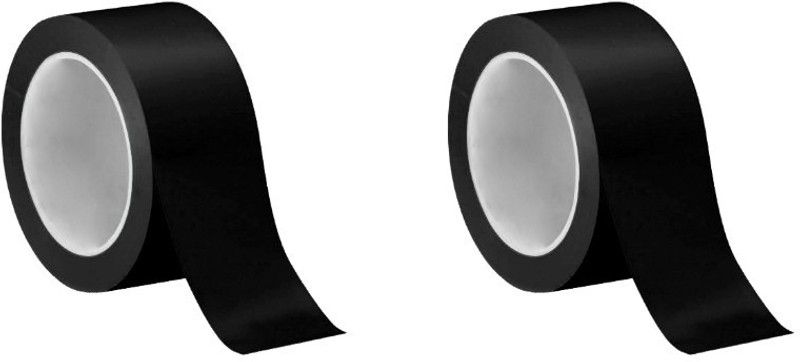 BlackDreams PVC Vinyl Material Water Proof manual 48mm (2 Inch) X 30 Meter Floor Marking Tape (Manual)  (Black)