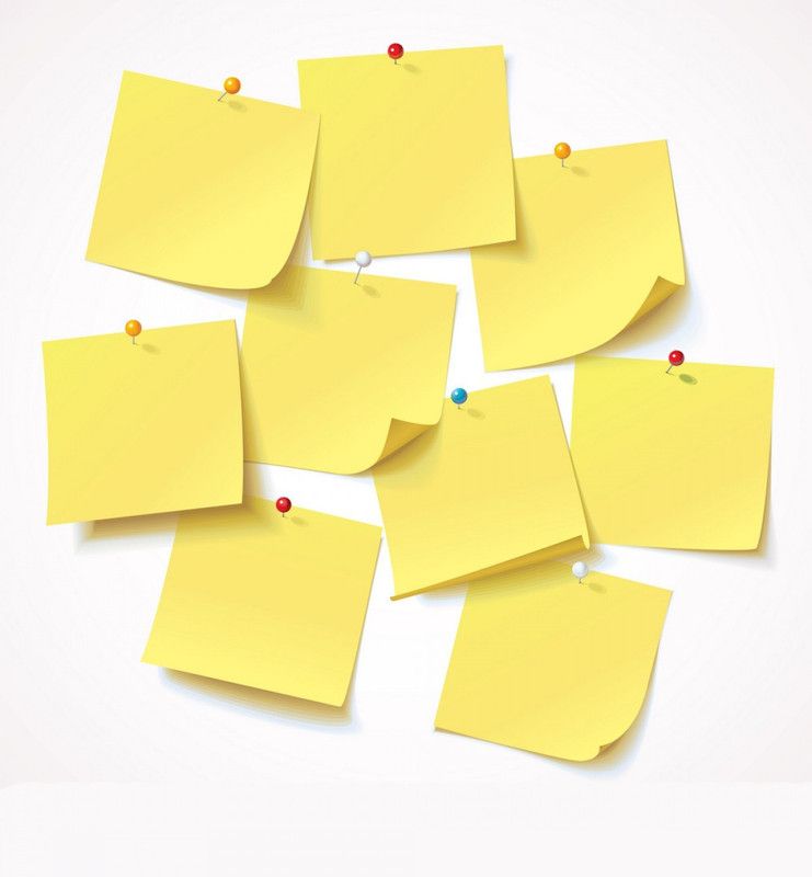 EcoTail Sticky Notes 100 Sheets Regular, 5 Colors  (Set Of 5, Purple, Red, Green, Blue, Yellow)