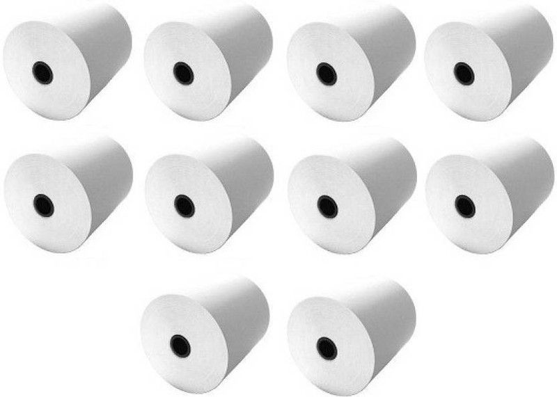 youtech SS Big Size Unruled 79MMX50Mtr Set of 10 Pos Roll Thermal Cash Register Paper  (79 mm x 50 mm)