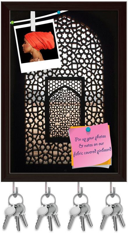Artzfolio Tomb Complex Of Ali Isa Khan Niazi New Delhi India Pinboard Dark Brown10x14.5in Cork Bulletin Board  (Multicolor 10 x 14.5 inch (25 x 37 cms))