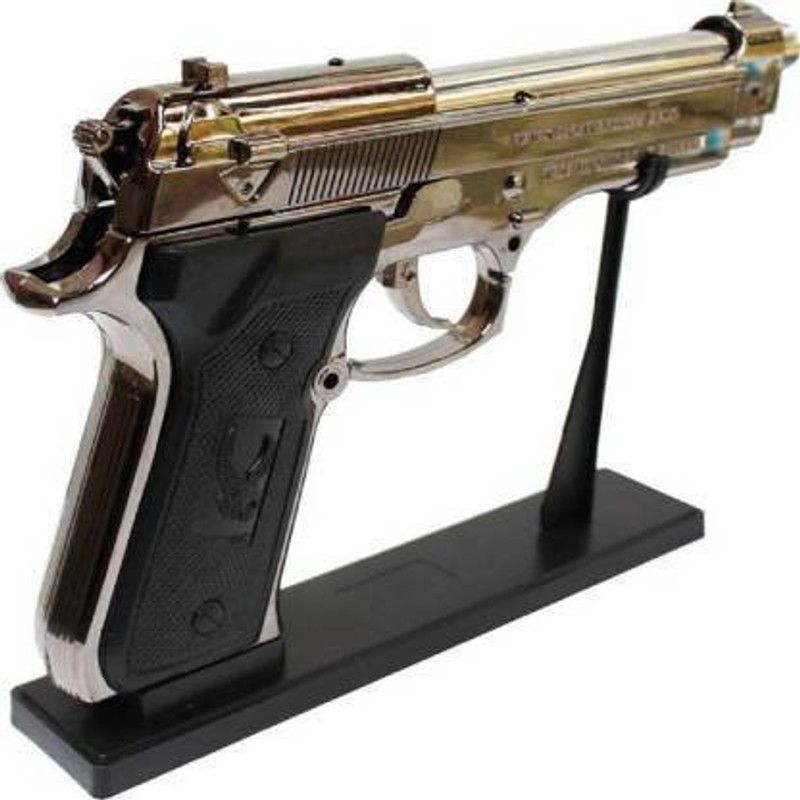 VK MART 9MM GASS LIGHTER Pocket Lighter  (BLACK, SILVER)