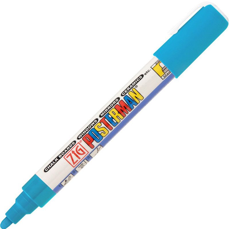 Zig POSTERMAN Medium LT. BLUE 2 MM  (Set of 1, LT. BLUE)