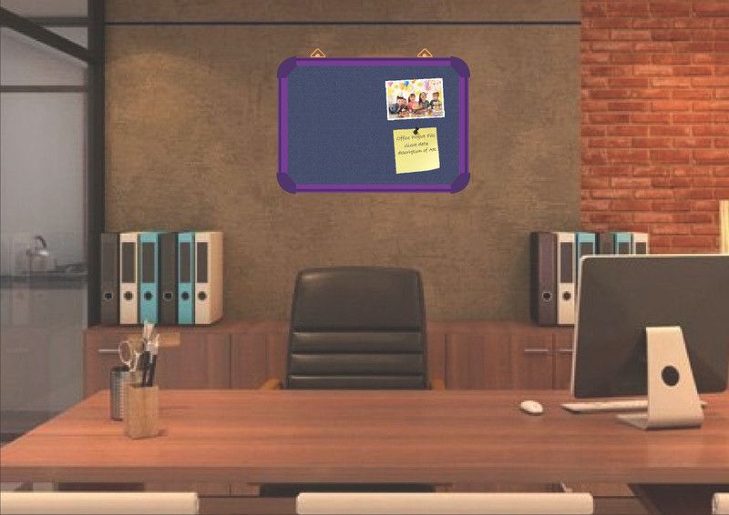 WRITING AND DISPLAY Pin-up board 3*2 feet,PURPLE ALLUMINIUM FRAME(CHINA SEA)pin up board CORK Bulletin Board  (CHINA SEA)
