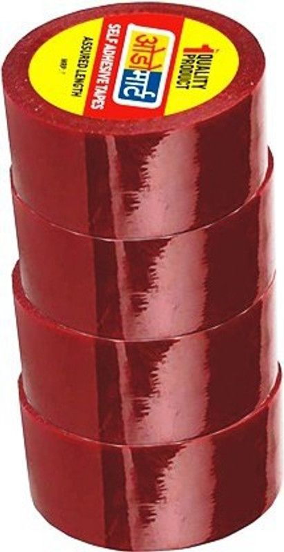 oddomart single sided handheld Maroon Tape 4 Piece 110 Meter Length (Manual)  (Maroon)
