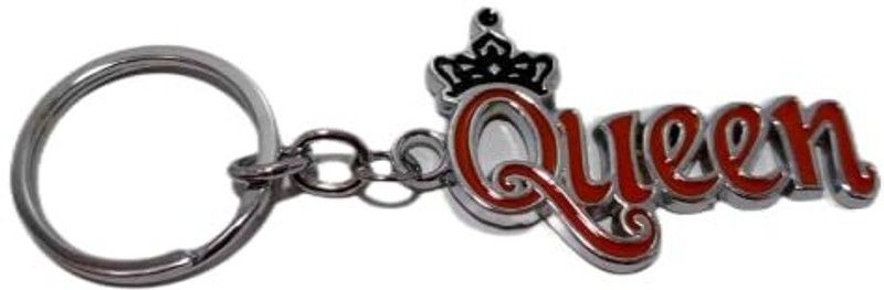 Electro Factory Premium Metal Red Queen Key Ring For Cars and Bikes Key Chain