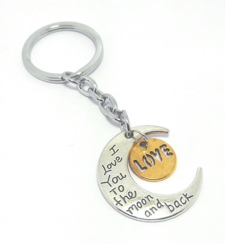 Key Era I Love You To The Moon And Return Love Metal Key Chain