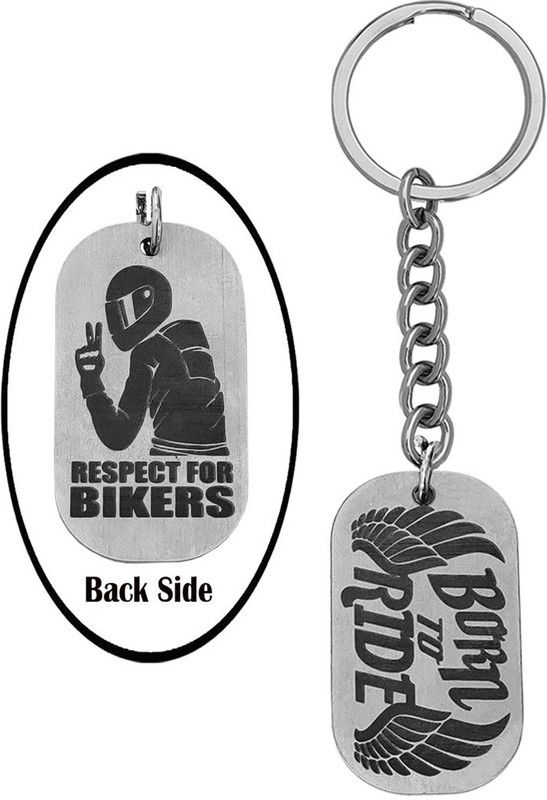 Shiv Jagdamba Respect for Bikers Born to Ride Keychain Bike Home Office Gift To FriendSLSK2212 Key Chain