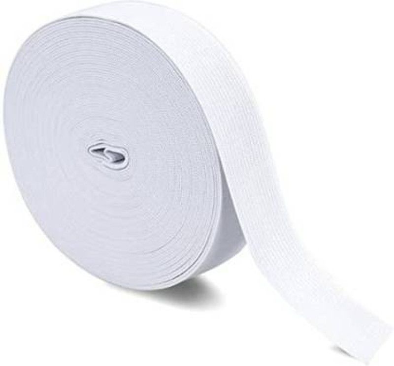 CIKONZA Knitted White Elastic  (25 m)