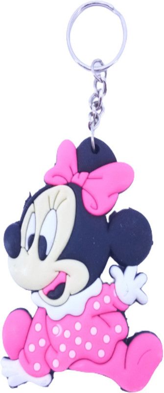 Prokriti Silicone Non-Toxic Real Key Chain for bike,scooty,car,home. ( MICKEY) Key Chain