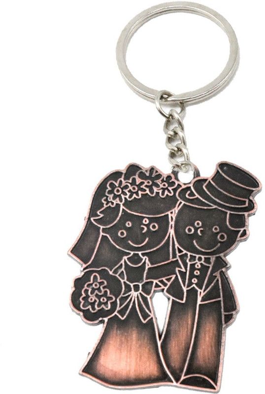faynci Cute Couple Copper Gifting Key Chain Key Chain