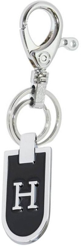 MGP FASHION H letter alphabet metallic with locking hook gift special stylish Key Chain