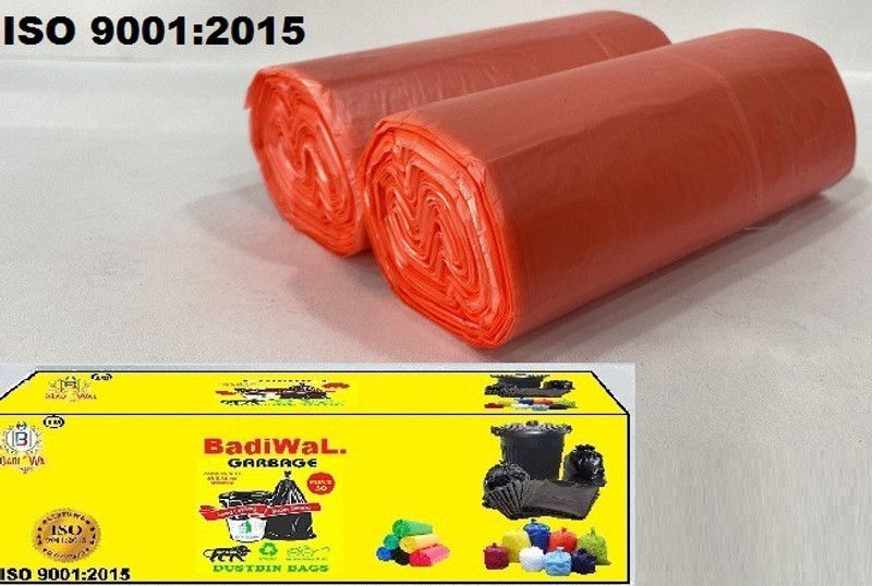 MJ Exim pack of 2 red coloured garbage bags Medium 13 L Garbage Bag  (60Bag )